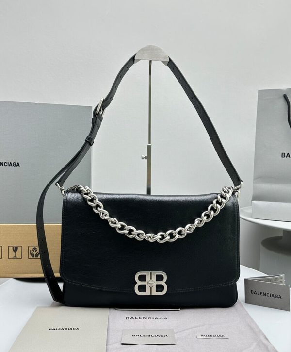 Balenciaga BB Soft Large Flap Bag - Image 2