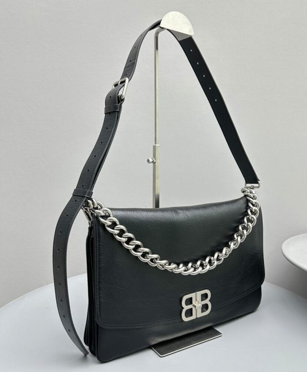 Balenciaga BB Soft Large Flap Bag - Image 5