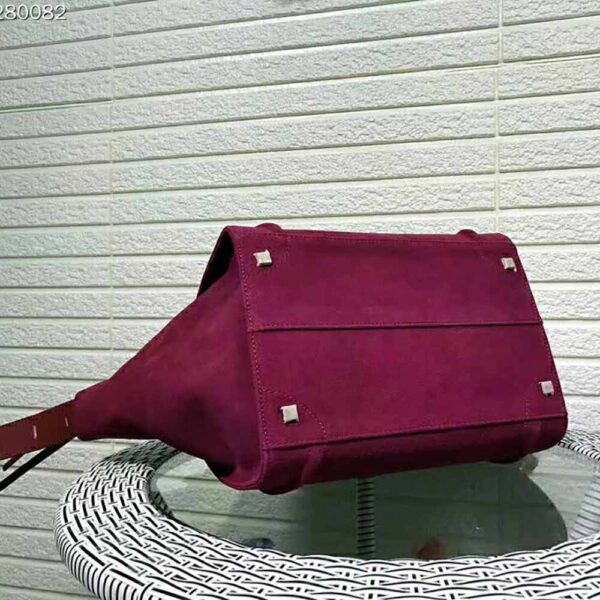 Celine Medium Luggage Phantom Bag in Baby Calfskin Leather-Purple - Image 6