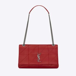 Saint Laurent YSL Women Jamie Medium “Carre Rive Gauche” Lambskin