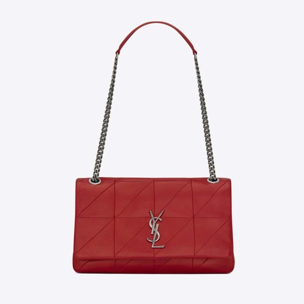 Saint Laurent YSL Women Jamie Medium “Carre Rive Gauche” Lambskin