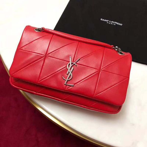 Saint Laurent YSL Women Jamie Medium “Carre Rive Gauche” Lambskin - Image 5