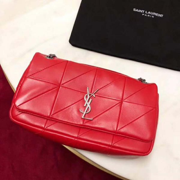 Saint Laurent YSL Women Jamie Medium “Carre Rive Gauche” Lambskin - Image 2