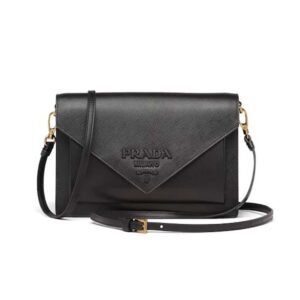 Prada Ladies Saffiano Leather Mini Bag-Black