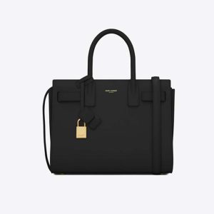 Saint Laurent YSL Women Classic Sac De Jour Baby Smooth-Black