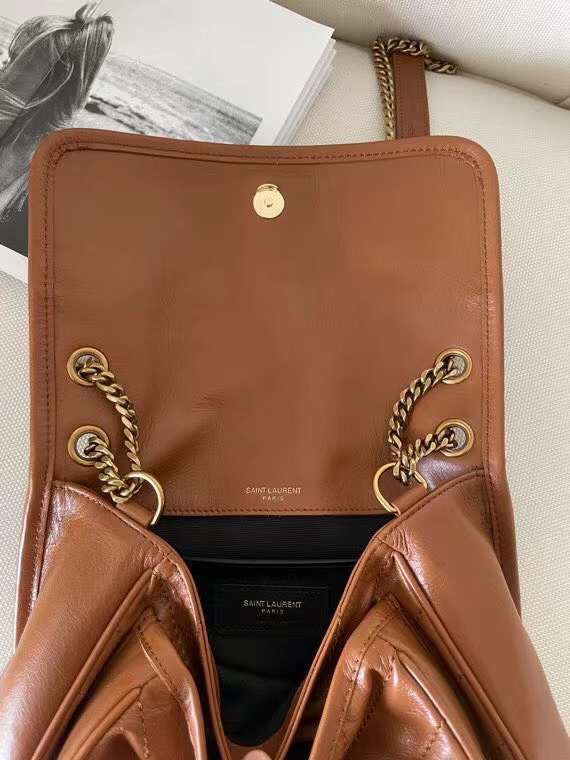 Saint Laurent Niki Leather Bags 22cm 533037 - Image 5