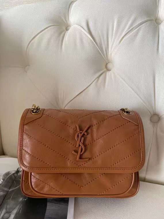 Saint Laurent Niki Leather Bags 22cm 533037