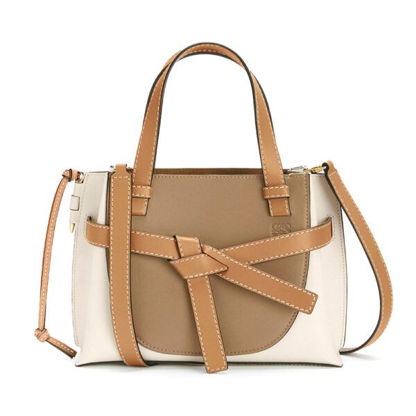 Loewe Women Mini Gate Top Handle Bag in Soft Calfskin