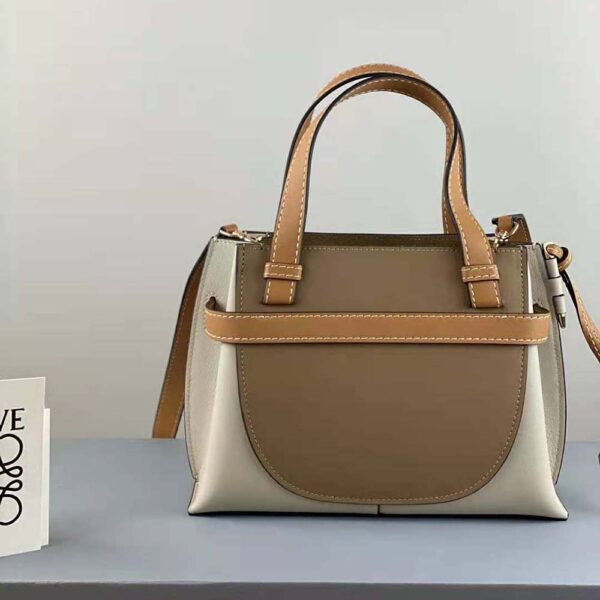 Loewe Women Mini Gate Top Handle Bag in Soft Calfskin - Image 7