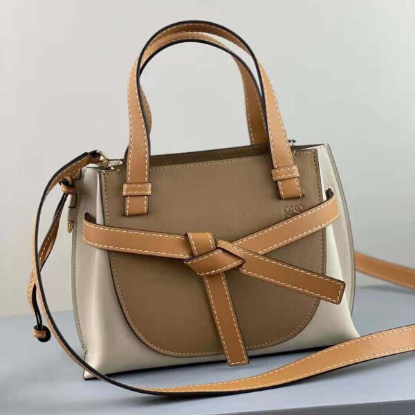 Loewe Women Mini Gate Top Handle Bag in Soft Calfskin - Image 8