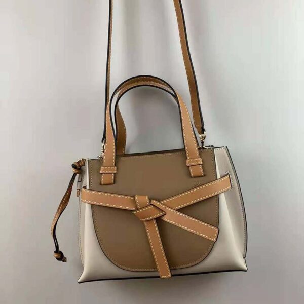Loewe Women Mini Gate Top Handle Bag in Soft Calfskin - Image 9