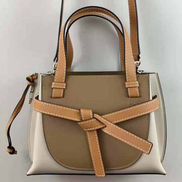 Loewe Women Mini Gate Top Handle Bag in Soft Calfskin - Image 6