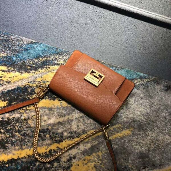 Givenchy Women Mini GV3 Bag in Leather and Suede - Image 5