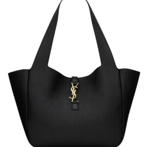 Saint Laurent Bea Tote In Grained Leather