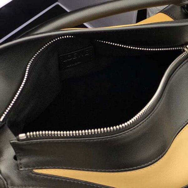 Loewe Women Puzzle Graphic Bag Cereal/Leaf in Classic Calf - Image 3