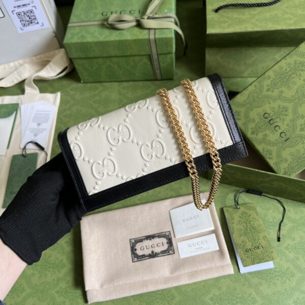 Gucci Leather Clutch - Image 2