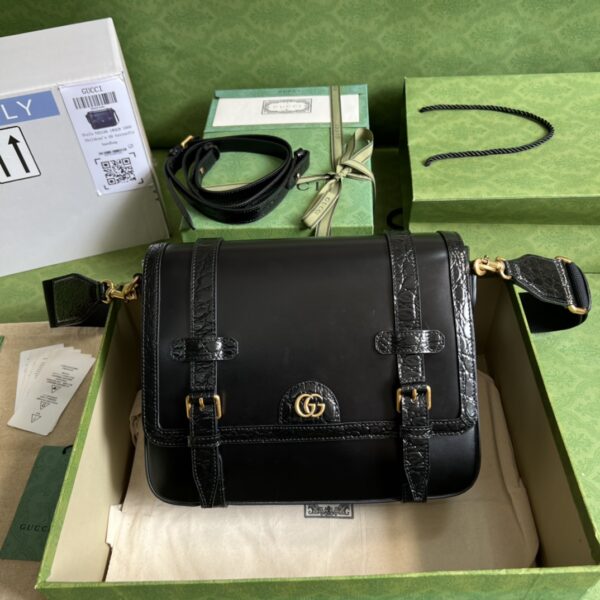 Gucci GG Crocodile Leather Bag