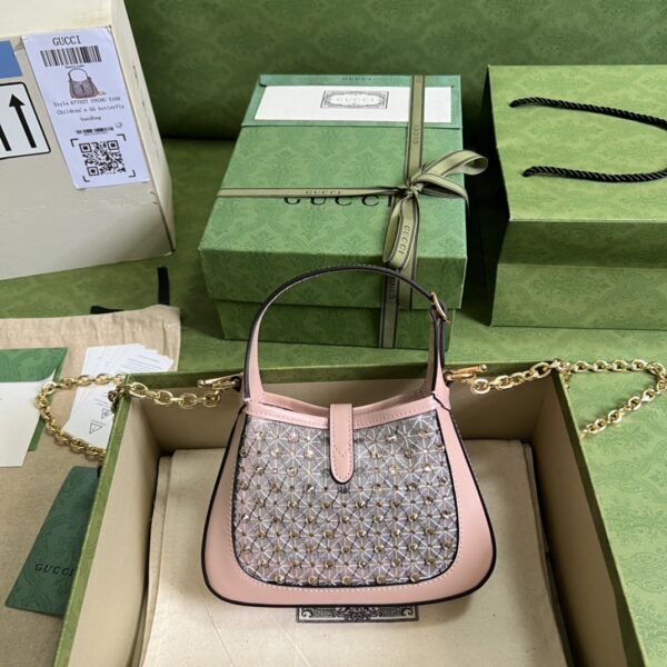Gucci GG Crocodile Shoulder Bag