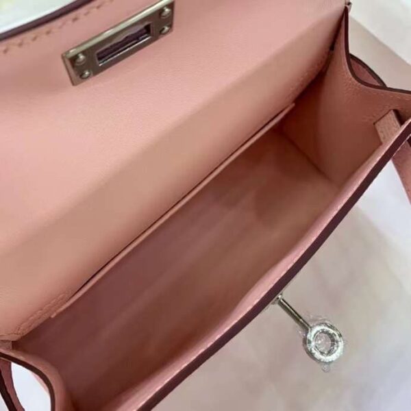 Hermes Kelly 19cm Chever Silver Hardware - Image 8